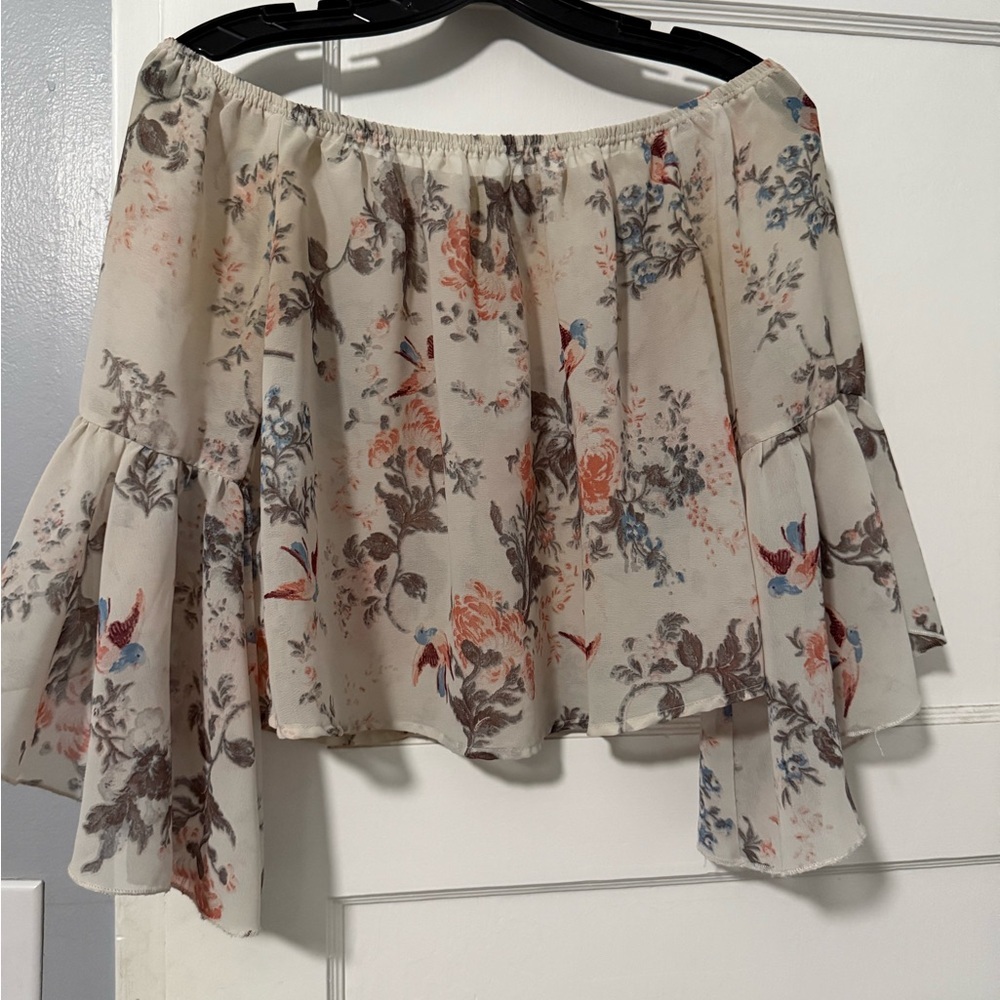 Charlotte Russe Floral Print Top